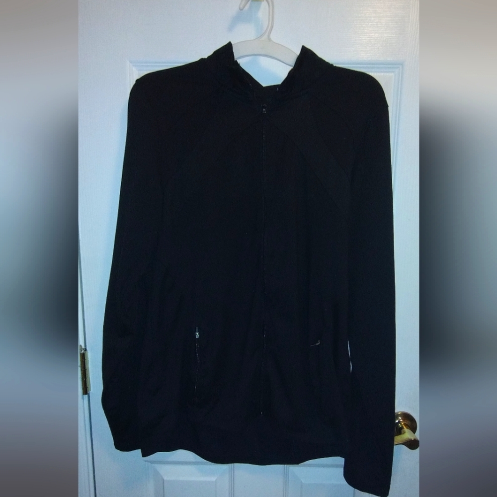 Grey full zip duo dry jacket sz L